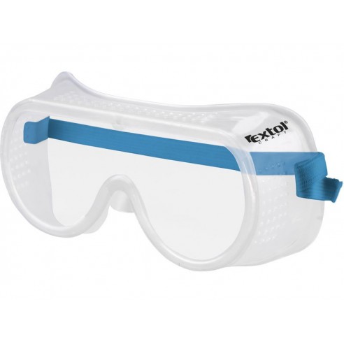 Заштитни очила со директно вентилација, универзална големина, проѕирни, поликарбонат рамен визир класа F, EXTOL  CRAFT