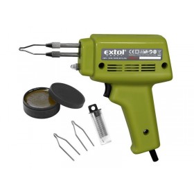 Пиштол за лемење со трансформатор и прибор, 100W, EXTOL CRAFT